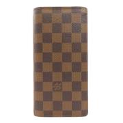 Pre-owned Canvas wallets Louis Vuitton Vintage , Brown , Dames