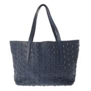 Pre-owned Leather totes Jimmy Choo Pre-owned , Blue , Dames