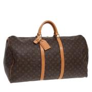 Pre-owned Canvas travel-bags Louis Vuitton Vintage , Brown , Dames