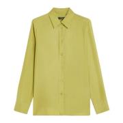 Groene zijden overhemd met lange mouwen Max Mara Weekend , Green , Dam...