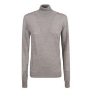 Grijze Coltrui Sweater Saint Laurent , Gray , Dames