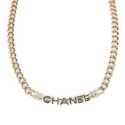 Pre-owned Metal chanel-jewelry Chanel Vintage , Yellow , Dames