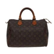 Pre-owned Canvas louis-vuitton-bags Louis Vuitton Vintage , Brown , Da...