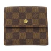 Pre-owned Canvas wallets Louis Vuitton Vintage , Brown , Dames