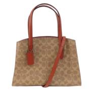 Pre-owned Canvas handbags Coach Pre-owned , Brown , Dames