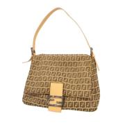 Pre-owned Nylon fendi-bags Fendi Vintage , Brown , Dames