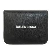 Pre-owned Leather wallets Balenciaga Vintage , Black , Dames