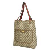 Pre-owned Leather gucci-bags Gucci Vintage , Beige , Dames