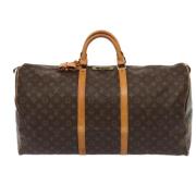 Pre-owned Canvas travel-bags Louis Vuitton Vintage , Brown , Dames