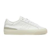 Witte Leren Sonica Sneakers D.a.t.e. , White , Heren