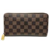 Pre-owned Fabric wallets Louis Vuitton Vintage , Brown , Dames