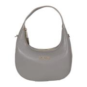 Grijze Reg Hobo Tas Eco Saffiano Gaëlle Paris , Gray , Dames