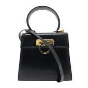 Pre-owned Leather handbags Salvatore Ferragamo Pre-owned , Black , Dam...