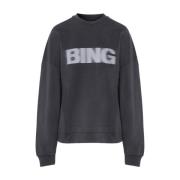 Zwarte Blur Sweatshirt A-08-10132 Anine Bing , Black , Dames