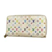 Pre-owned Fabric wallets Louis Vuitton Vintage , Beige , Dames