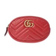 Pre-owned Fabric belts Gucci Vintage , Red , Dames