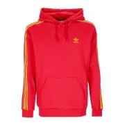 Nation Hoody Lichtgewicht Sweatshirt Rood/Goud Adidas , Red , Heren