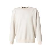 Katoen Room Crew Neck Sweater Boss , White , Heren