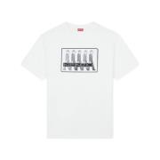 Klassiek Business T-shirt Wit Kenzo , White , Heren