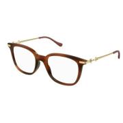 Stijlvolle Brilmontuur Gucci , Brown , Unisex