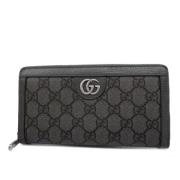 Pre-owned Plastic wallets Gucci Vintage , Gray , Heren