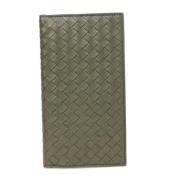 Pre-owned Leather wallets Bottega Veneta Vintage , Green , Dames