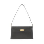 Pre-owned Leather shoulder-bags Hermès Vintage , Black , Dames