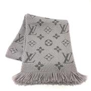 Pre-owned Fabric scarves Louis Vuitton Vintage , Gray , Dames