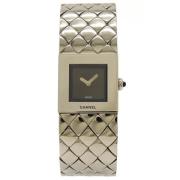 Pre-owned Stainless Steel watches Chanel Vintage , Black , Dames