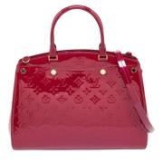 Pre-owned Leather louis-vuitton-bags Louis Vuitton Vintage , Red , Dam...