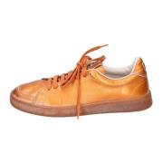 Vintage Leren Dames Sneakers Moma , Orange , Dames