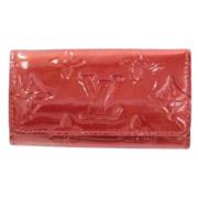 Pre-owned Fabric key-holders Louis Vuitton Vintage , Red , Dames