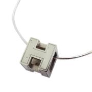 Pre-owned Metal necklaces Hermès Vintage , Gray , Dames