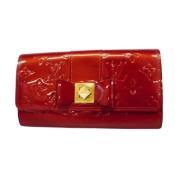 Pre-owned Fabric wallets Louis Vuitton Vintage , Red , Dames