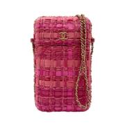 Pre-owned Fabric chanel-bags Chanel Vintage , Pink , Dames