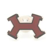 Pre-owned Stainless Steel brooches Hermès Vintage , Red , Dames