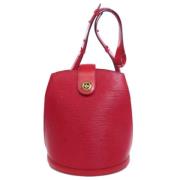 Pre-owned Leather louis-vuitton-bags Louis Vuitton Vintage , Red , Dam...