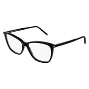 Elegante Zwarte Leren Schoudertas Saint Laurent , Black , Unisex