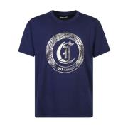 Blauwe T-shirts en Polos ***cv Just Cavalli , Blue , Heren