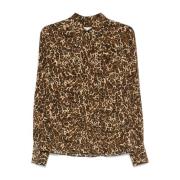 Bruine Teysa Shirt Isabel Marant , Brown , Dames