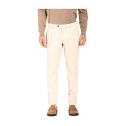 Gabardine chino broek regular fit Mason's , Beige , Heren