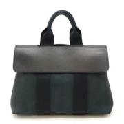 Pre-owned Leather handbags Hermès Vintage , Black , Dames