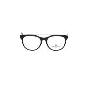 Geometrische Wayfarer Bril Frankie Morello , Black , Heren