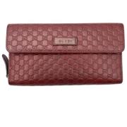 Pre-owned Fabric wallets Gucci Vintage , Red , Dames