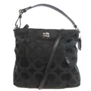 Pre-owned Canvas handbags Coach Pre-owned , Black , Dames