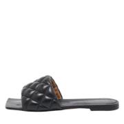 Pre-owned Leather flats Bottega Veneta Vintage , Black , Dames