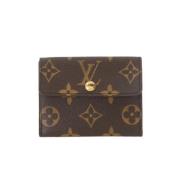 Pre-owned Canvas wallets Louis Vuitton Vintage , Brown , Dames