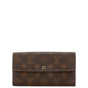 Pre-owned Plastic wallets Louis Vuitton Vintage , Brown , Dames