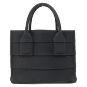 Pre-owned Canvas handbags Salvatore Ferragamo Pre-owned , Black , Dame...