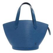 Pre-owned Leather louis-vuitton-bags Louis Vuitton Vintage , Blue , Da...